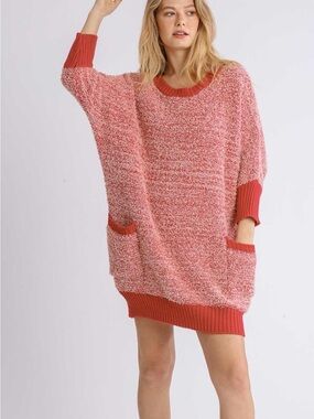 NWT Red Sweater Tunic Dress